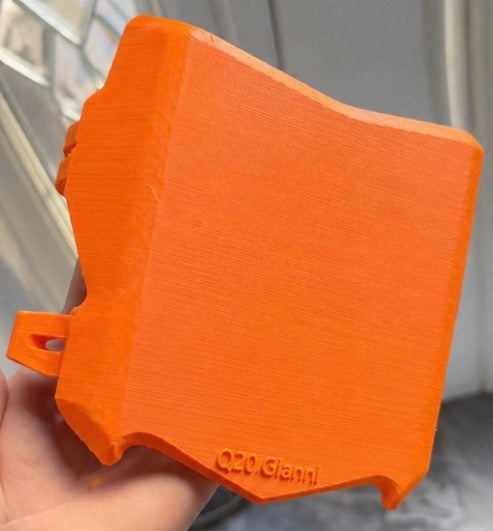 Moto cutz front number plate replica 3D printed